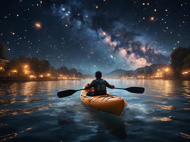 九州体育网站_ 大型夜空皮划艇表演，灯火点缀中感受水上魅力，皮划艇最新动态